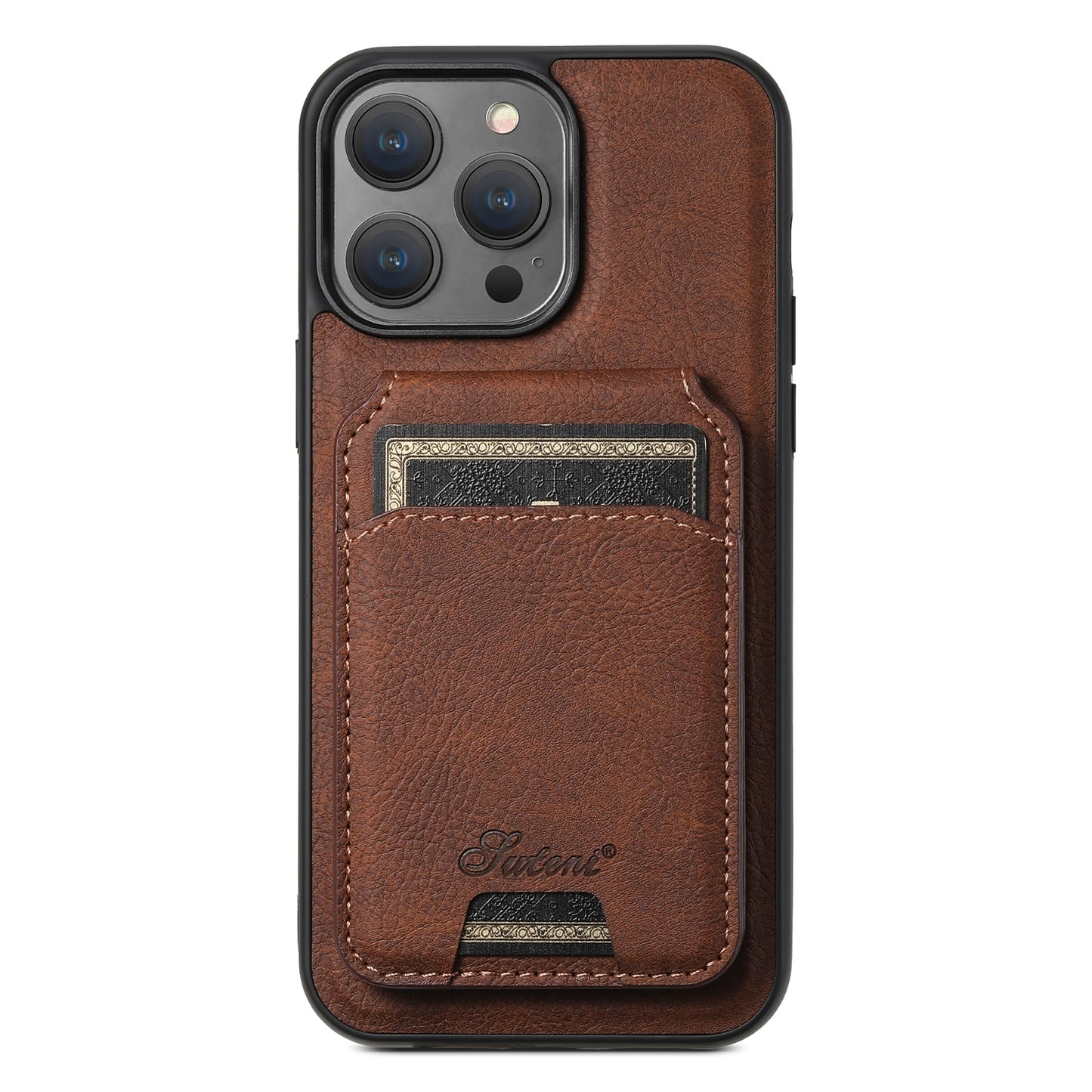 Funda de Cuero para IPhone con tarjetero MagSafe con 50% de Descuento