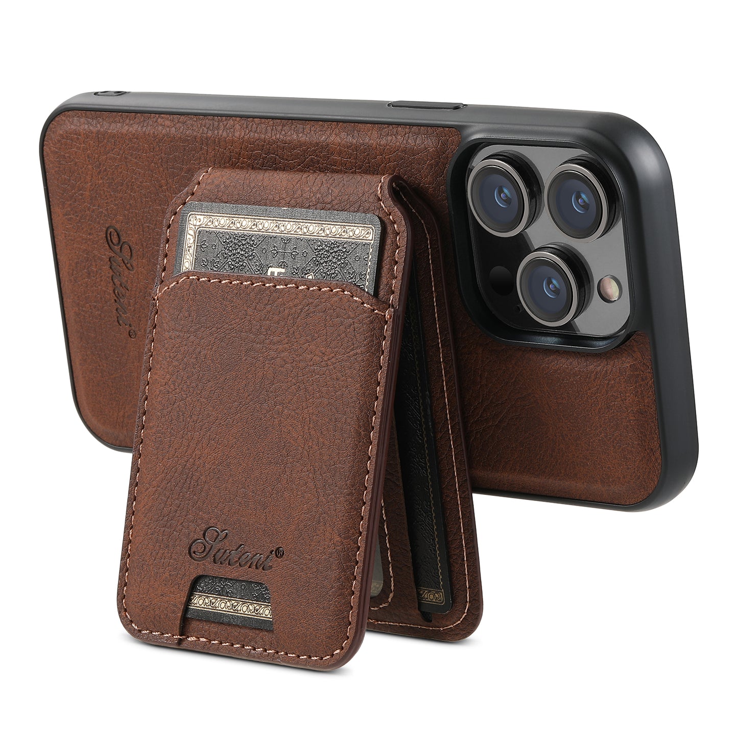 Funda de Cuero para IPhone con tarjetero MagSafe con 50% de Descuento