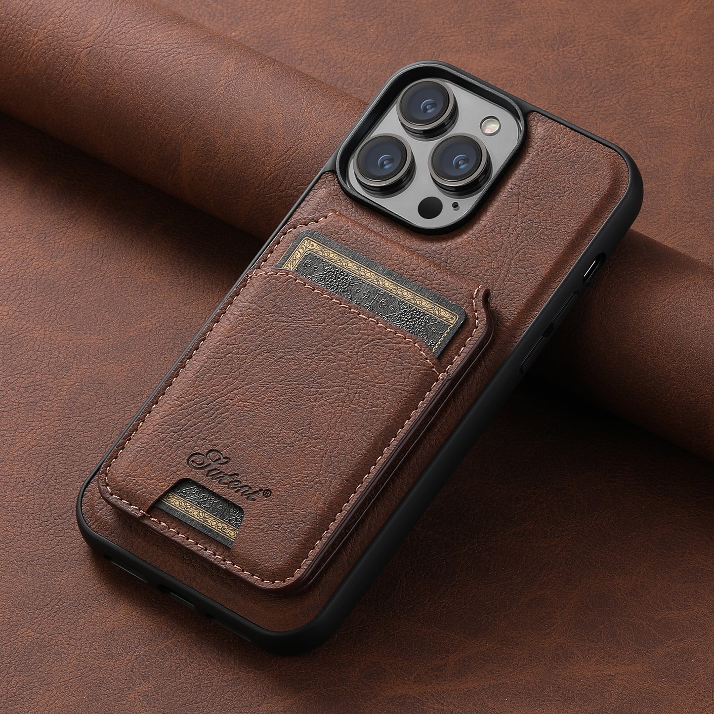 Funda de Cuero para IPhone con tarjetero MagSafe con 50% de Descuento