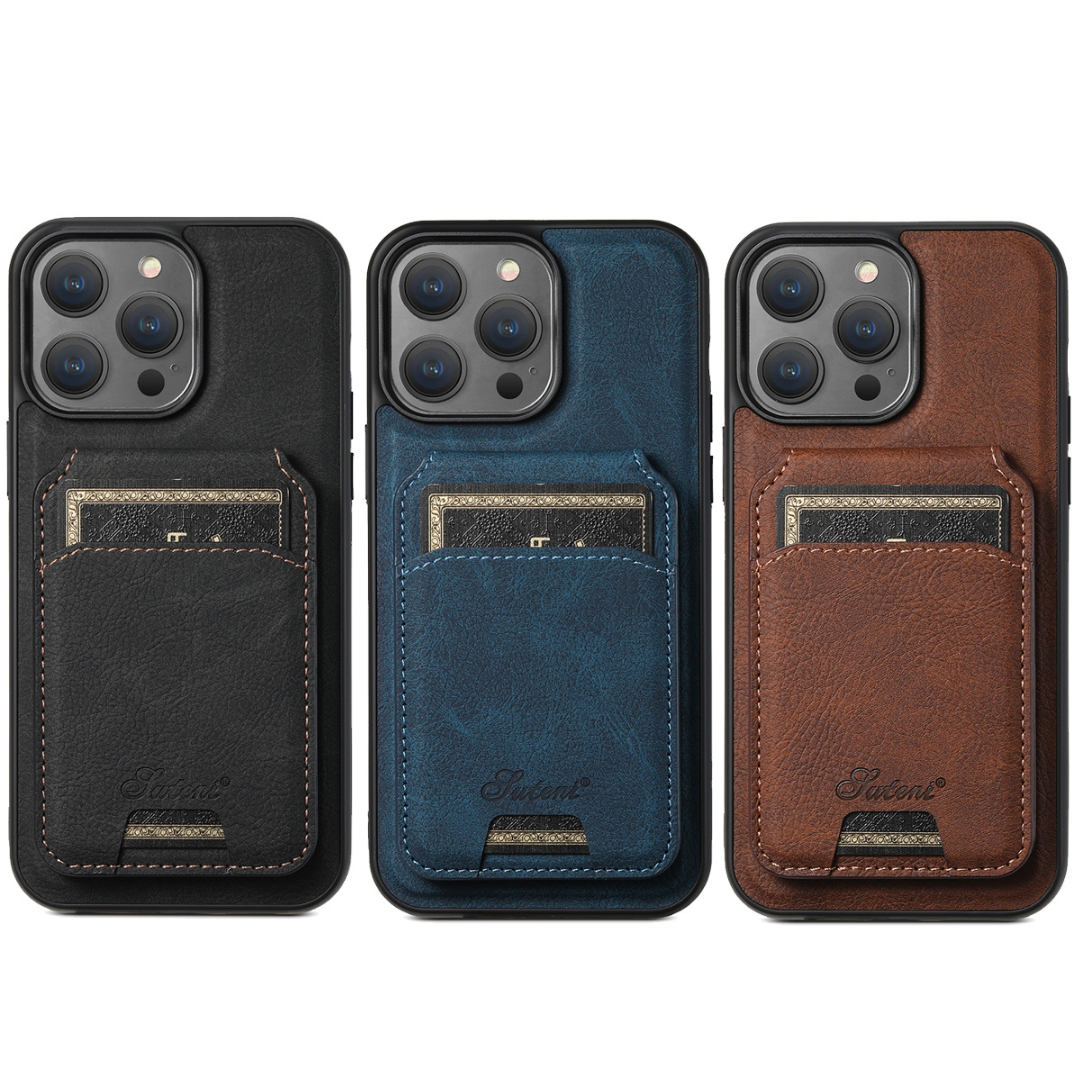 Funda de Cuero para IPhone con tarjetero MagSafe con 50% de Descuento