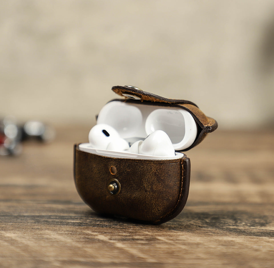 AIRPODS CASE DE PIEL/  AIRPODS PRO 2 MODELO "RAFAEL"