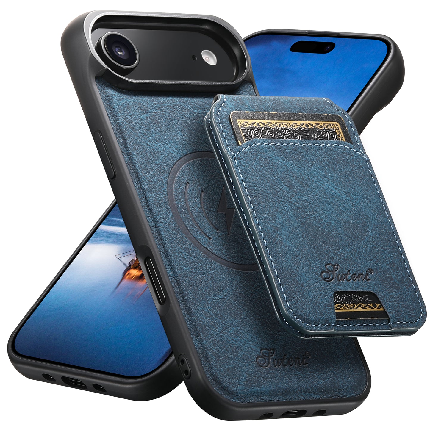 Funda de Cuero para IPhone con tarjetero MagSafe  con 50% de Descuento
