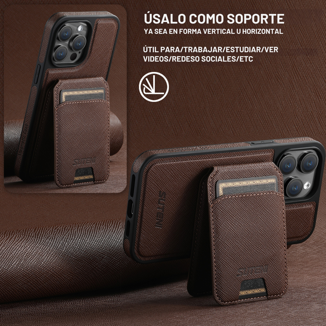 Case De Cuero con Tarjetero MagSafe 50% de Descuento