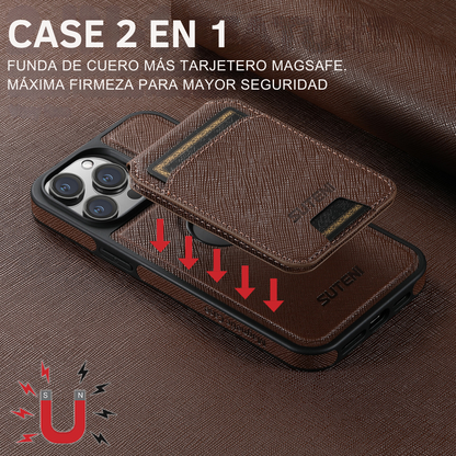 Case De Cuero con Tarjetero MagSafe 50% de Descuento