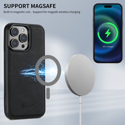 Funda de Cuero para IPhone con tarjetero MagSafe  con 50% de Descuento