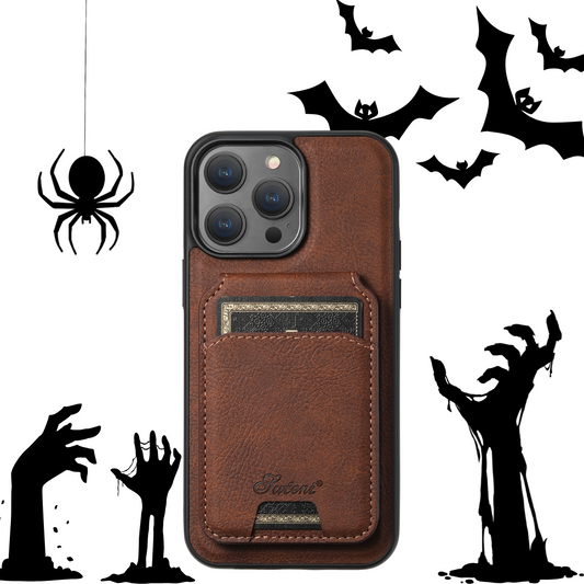 Funda de Cuero para IPhone con tarjetero MagSafe  con 50% de Descuento